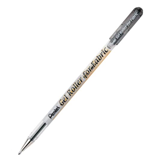 Pentel® Black Gel Roller Pen for Fabric, 12ct.
